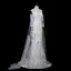 Haut de Gamme Blanche Noeud En Dentelle Fleur Perle Robe De Soirée 2026 Trompette / Sirène De l'épaule Manches Courtes Dos Nu Train De Balayage Soirée Robe De Ceremonie