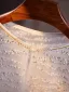 Elegant Hvit Håndlaget Beading Perle Paljetter Ball sjal 2025