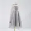 Sparkly Silver Sequins Birthday Flower Girl Dresses 2025 A-Line / Princess Strapless Sleeveless Backless Floor-Length / Long Flower Girl Dresses