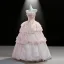 Blomsterfe Lyserød Sløjfe Applikationsbroderi Cascading Flæser Gallakjoler 2026 Chiffon Balkjole Off-The-Shoulder Ærmeløs Halterneck