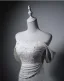 Sexy White Pearl Lace Flower Wedding Dresses 2025 Trumpet / Mermaid Off-The-Shoulder Short Sleeve Backless Sweep Train Wedding