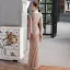 Sparkly Black Sequins Evening Dresses 2022 Trumpet / Mermaid Scoop Neck 1/2 Sleeves Floor-Length / Long Evening Party Formal Dresses