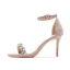 Sexy Noire Soirée Daim Sandales Femme 2022 Bride Cheville Faux Diamant 8 cm Talons Aiguilles Peep Toes / Bout Ouvert Sandales Talons Hauts