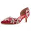 Chic / Beautiful Gold Evening Party Rhinestone Womens Sandals 2023 5 cm Stiletto Heels Pointed Toe Sandals High Heels