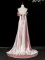 Sexy Rougissant Rose Robe De Soirée 2026 Trompette / Sirène Bustier Sans Manches Dos Nu Train De Balayage Robe De Ceremonie