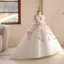 Flower Fairy White Appliques Birthday Flower Girl Dresses 2025 Ball Gown Scoop Neck Sleeveless Backless Sweep Train