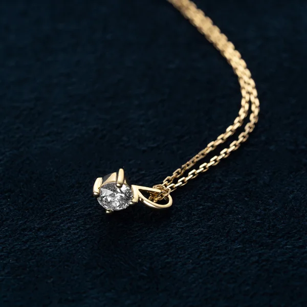 Charming Gold Sterling Silver Rhinestone Prom Necklaces 2023 Accessories
