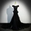 Chic / Belle Marron Organza Satin Robe De Bal 2023 Trompette / Sirène De l'épaule Sans Manches Dos Nu Noeud Train De Balayage Promo Robe De Ceremonie