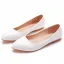 Modest / Simple White Casual Flat Womens Shoes 2023 Pointed Toe Womens Shoes Heels