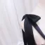 Audrey Hepburn Style Black Lace Prom Dresses 2024 Ball Gown Spaghetti Straps Sleeveless Backless Bow Floor-Length / Long Prom Formal Dresses
