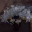 Amazing / Unique Silver Handmade  Crystal Rhinestone Earrings Headpieces Alloy Wedding Bridal Hair Accessories 2025