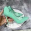 Fashion Mint Green Evening Party Pumps 2022 Patent Leather 12 cm Stiletto Heels Pointed Toe Pumps High Heels