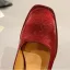 Vintage / Retro Beige Street Wear Womens Shoes 2022 Pearl Ankle Strap Bow 5 cm Thick Heels Square Toe Pumps High Heels