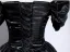 Chic / Beautiful Black Ball Gown Prom Dresses 2025 Off-The-Shoulder Puffy Short Sleeve Backless Floor-Length / Long Formal Dresses