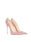 Glitter Blozen Roze Pailletten Avond Pumps 2024 Leer 10 cm Naaldhakken / Stiletto Spitse Neus Pumps Hoge Hakken