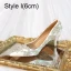 Sexy White Rhinestone Leather Wedding Shoes 2023 11 cm Stiletto Heels Pointed Toe Wedding Pumps High Heels