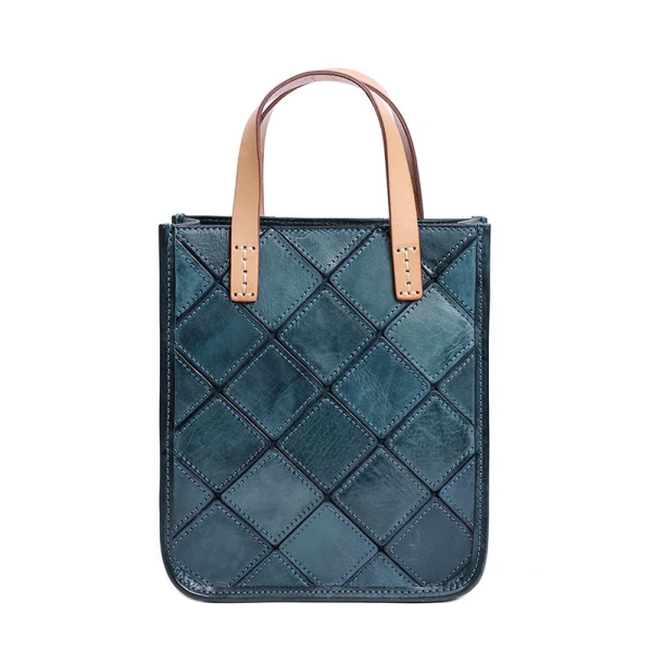 Fashion Green Leather Casual Shoulder Bags Tote Bag Women's Bags 2022