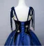 Élégant Bleu Roi Étoile Paillettes Robe De Bal 2025 Robe Boule Bretelles Spaghetti Sans Manches Dos Nu Longue Promo Robe De Ceremonie