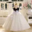 Chic / Beautiful Ivory Appliques Birthday Flower Girl Dresses 2025 Ball Gown Scoop Neck Sleeveless Backless Floor-Length / Long