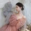 Charming Blushing Pink Beading Ruffle Evening Dresses 2023 A-Line / Princess Spaghetti Straps Bow Sleeveless Backless Evening Party Floor-Length / Long Formal Dresses