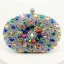 Snygga / Fina Silver Rhinestone Afton Kuvertväska 2025 Legering