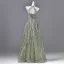 Sparkly Sexy Sage Green Beading Pearl Sequins Prom Dresses 2026 A-Line / Princess High Neck Sleeveless Backless Floor-Length / Long Formal Dresses