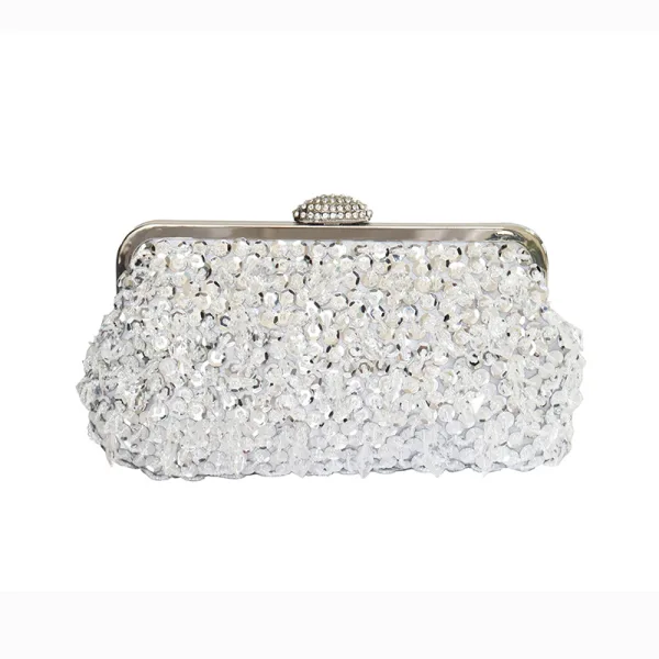 Bling Bling Gold Beading Sequins Prom Clutch Bags 2024