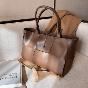 Mode Café Désinvolte Tresser Sacs Pour Femmes Sac À Main 2023