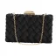 Fashion Blushing Pink Evening Party Braid Clutch Bags 2023