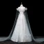 High End Himmelblau Handgefertigt Perlenstickerei Pailletten Applikationen Ballkleider 2025 A Linie Off Shoulder Ärmellos Rückenfreies Lange Ball Festliche Kleider