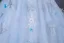 Charmant Bleu Ciel Perlage Paillettes Appliques Robe De Bal 2025 Robe Boule De l'épaule Manches Courtes Dos Nu Longue Robe De Ceremonie