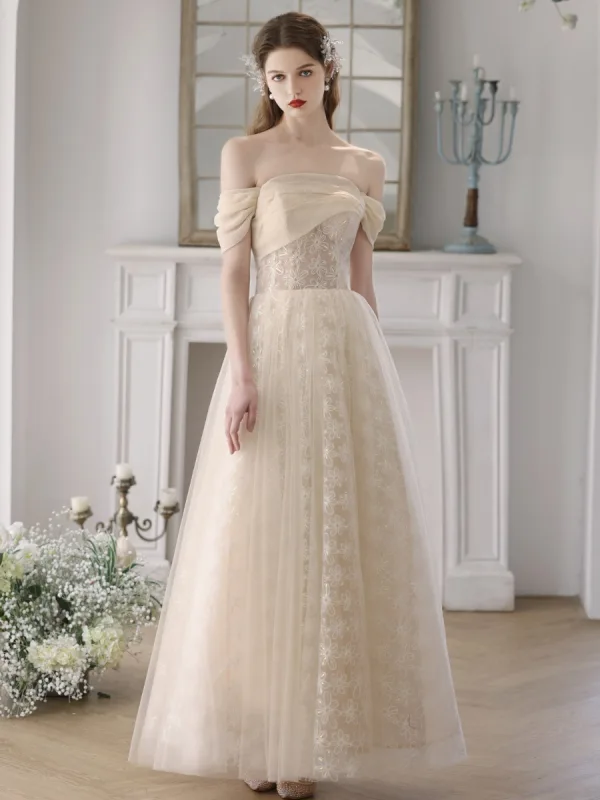 2023 graduation dresses Pink Color Girl Graduation Party Dresses, Newest Strapless Long Prom  Dresses, A-line 2023 Prom Dresses main image 0