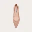 Elegante Rosa Spitze Blumen Durchsichtige Brautschuhe 2022 Leder 3 cm Stilettos Spitzschuh Hochzeit Pumps Hochhackige
