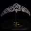 Vintage / Originale Simple Argenté Faux Diamant Accessoire Cheveux Mariage Mariage Tiare 2022 Zircon Alliage