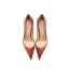 Schöne Burgunderrot Abend Satin Pumps 2024 10 cm Stilettos Spitzschuh Pumps Hochhackige