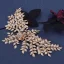 Vintage / Originale Argenté Fait main Faux Diamant Feuille Accessoire Cheveux Mariage Bijoux Mariage 2023 Mariage