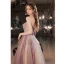 Charming Purple Ruffle Prom Dresses 2022 A-Line / Princess Strapless Sleeveless Backless Floor-Length / Long Prom Formal Dresses