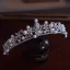 Charmant Zilveren Parel Rhinestone Legering Huwelijk Tiara Bruids Haaraccessoires 2025