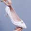 Classic White Pearl 7 cm Stiletto Heels Wedding Shoes 2025 Pointed Toe Wedding Pumps High Heels