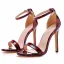 Sexy Brown Leopard Print Evening Party Womens Sandals 2023 11 cm Stiletto Heels Open / Peep Toe Sandals High Heels