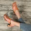 Modest / Simple White Street Wear Womens Sandals 2022 7 cm Stiletto Heels Open / Peep Toe Sandals High Heels