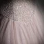 Chic / Beautiful Grey Prom Dresses 2022 A-Line / Princess U-Neck Puffy Short Sleeve Sequins Floor-Length / Long Formal Dresses