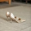Chic / Beautiful Gold Rhinestone Wedding Shoes 2022 7 cm Stiletto Heels Pointed Toe Wedding Womens Shoes High Heels