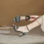 Chic / Belle Noire Gris Vêtement de rue Sandales Femme 2022 Cuir 9 cm Talons Aiguilles Bride Cheville Peep Toes / Bout Ouvert Sandales Talons Hauts