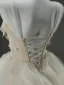 High End Ivory / Creme Applikationen Fallende Rüsche Ballkleider Heimkehr Abiballkleider 2025 Ballkleid Eckiger Ausschnitt Ärmellos Rückenfreies Lange Festliche Kleider