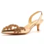 Modest / Simple Gold Rhinestone Prom Womens Sandals 2024 5 cm Stiletto Heels Pointed Toe Sandals High Heels