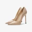 Sexy Nude Evening Party Patent Leather Pumps 2023 Leather 12 cm Stiletto Heels Pointed Toe Pumps High Heels