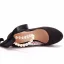 Chic / Beautiful Red Evening Party Pearl T-Strap Bow Womens Shoes 2023 10 cm Wedges Round Toe Womens Shoes