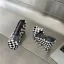 Fashion Black Summer Street Wear Plaid Womens Sandals 2022 11 cm Wedges Open / Peep Toe Sandals High Heels