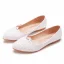 Elegant White Lace Flower Flat Wedding Shoes 2023 Pointed Toe Wedding Shoes